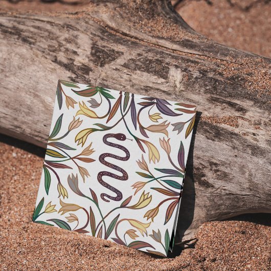 Snake Plant Astrologie Yoga Healer Tarot occult Vierkante Visitekaartje