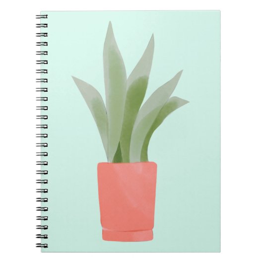 Snake Plant - Bloei waar je bent geplant Notitieboek (Voorkant)