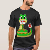Snake Poker kaarten T-shirt (Voorkant)