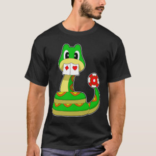 Snake Poker kaarten T-shirt