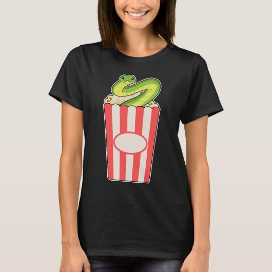 Snake Popcorn T-shirt (Voorkant)
