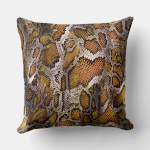 Snake Print Kussen