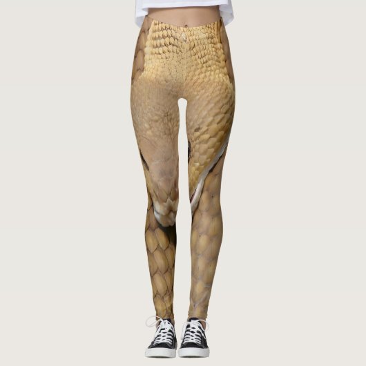 Snake Print Tights Snake Skin Tights Leggings (Voorkant)