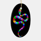 Snake Psychedelic Rainbow Ornament (Rechts)