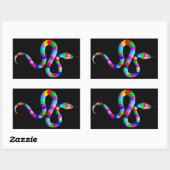Snake Psychedelic Rainbow Sticker (Vel)