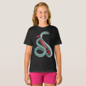 Snake Pupil Crayon School T-shirt (Voorkant volledig)