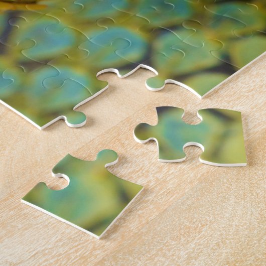 Snake Puzzle - Mooie groene Legpuzzel (Zijkant)