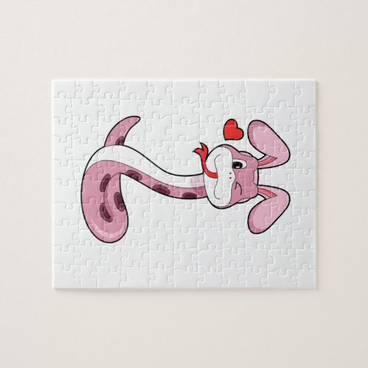 Snake Rabbit Heart Legpuzzel (Horizontaal)