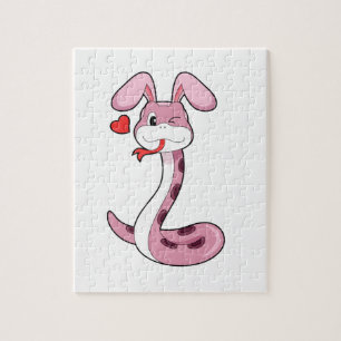 Snake Rabbit Heart Legpuzzel