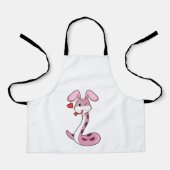 Snake Rabbit Heart Schort (Voorkant)