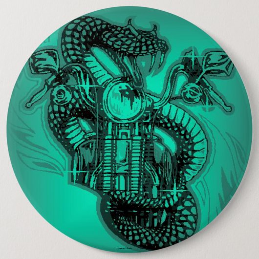 Snake Raider Button (Voorkant)