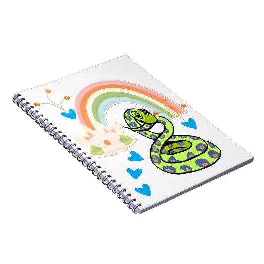 Snake Rainbow Notitieboek (Rechterzijde)