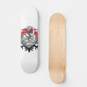 Snake Red Black Persoonlijk Skateboard (Voorkant)