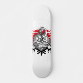 Snake Red Black Persoonlijk Skateboard (Voorkant)