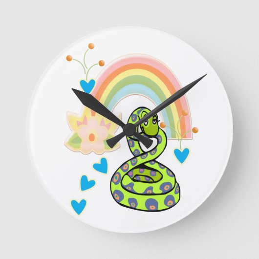 Snake regenboog klok (Voorkant)