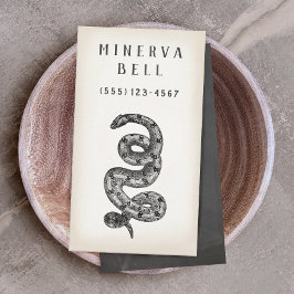 Snake Reptile Calling Card Visitekaartje
