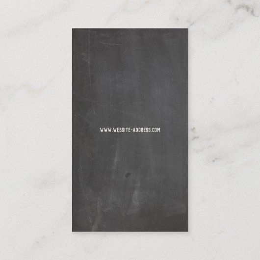 Snake Reptile Calling Card Visitekaartje (Achterkant)