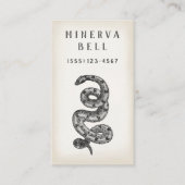 Snake Reptile Calling Card Visitekaartje (Voorkant)