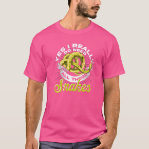 Snake Reptile Keeper Animal Pet Snake T-shirt
