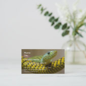 Snake Reptile Visitekaartje (Staand voorkant)