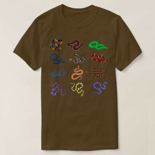 Snake Reptiles Snake T-shirt (Design voorkant)
