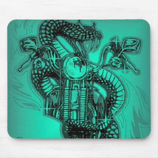 Snake Rider Mousepad Muismat (Voorkant)