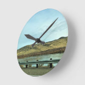 Snake River, Baker County, Oregon Canvas Print Ronde Klok (Hoek)