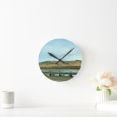 Snake River, Baker County, Oregon Canvas Print Ronde Klok (Huis)