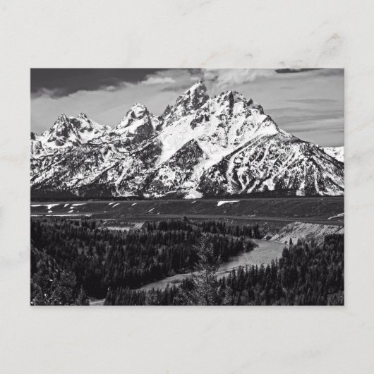 Snake River Curve - De Grote Tetons Briefkaart (Voorkant)