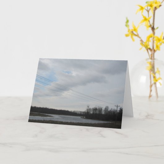 "Snake River" Dank u kaart (Gele Bloem)