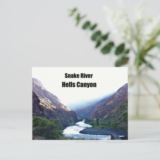 Snake RIver, Hells Canyon Briefkaart (Staand voorkant)
