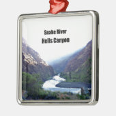 Snake RIver, Hells Canyon Metalen Ornament (Links)