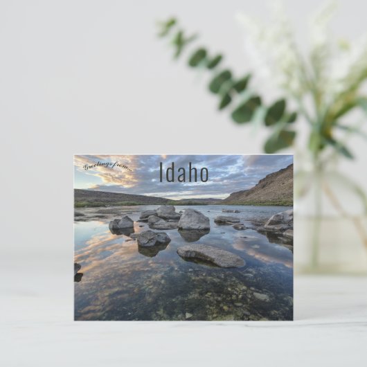 Snake River Idaho Briefkaart (Staand voorkant)