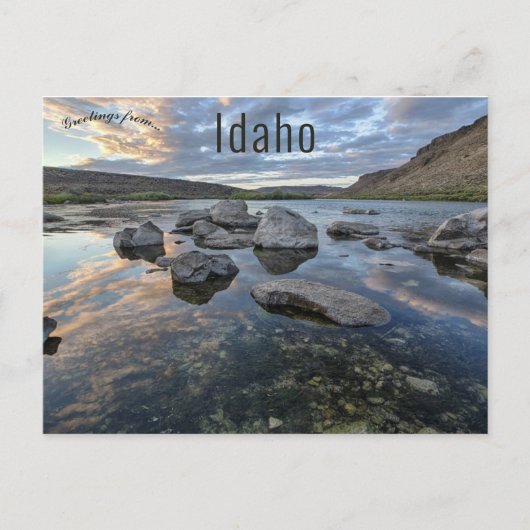 Snake River Idaho Briefkaart (Voorkant)