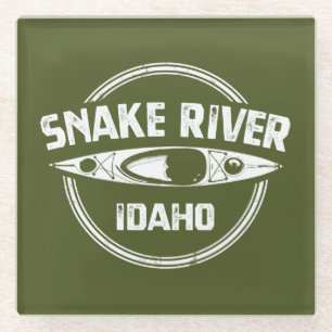 Snake River Idaho Glazen Onderzetter