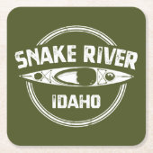 Snake River Idaho Kartonnen Onderzetters (Voorkant)