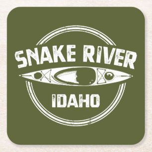 Snake River Idaho Kartonnen Onderzetters