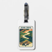 Snake River Idaho Kleuren Bagagelabel (Achterkant verticaal)