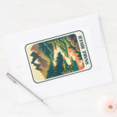 Snake River Idaho Kleuren Rechthoekige Sticker (Envelop)