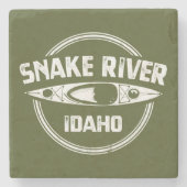 Snake River Idaho Stenen Onderzetter (Voorkant)