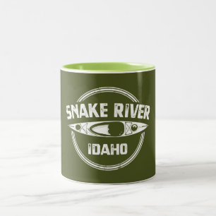 Snake River Idaho Tweekleurige Koffiemok