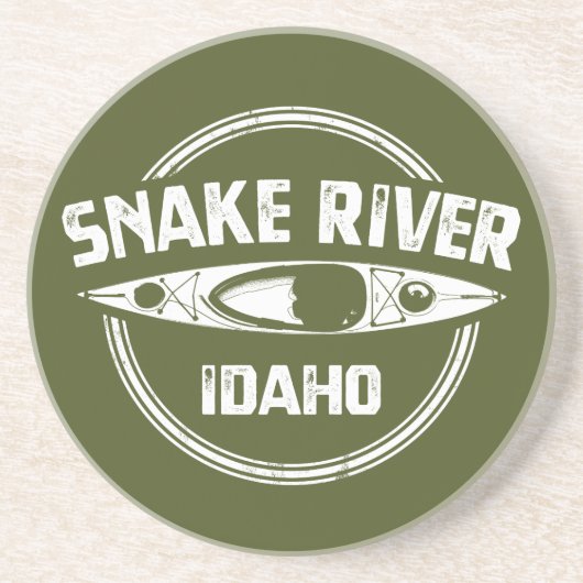Snake River Idaho Zandsteen Onderzetter (Voorkant)