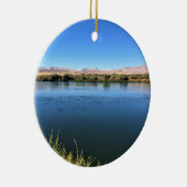 Snake River, Melba, ID Keramisch Ornament (Rechts)