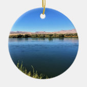 Snake River, Melba, ID Keramisch Ornament (Voorkant)