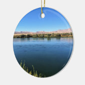 Snake River, Melba, ID Keramisch Ornament (Links)