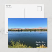 Snake River, Melba, Idaho Briefkaart (Voorkant / Achterkant)