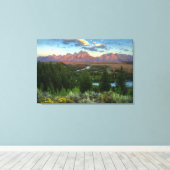 Snake River Overlook at Sunrise Canvas Afdruk (Insitu (Houten vloer))