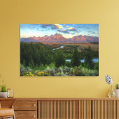 Snake River Overlook at Sunrise Canvas Afdruk (Insitu (Woonkamer))