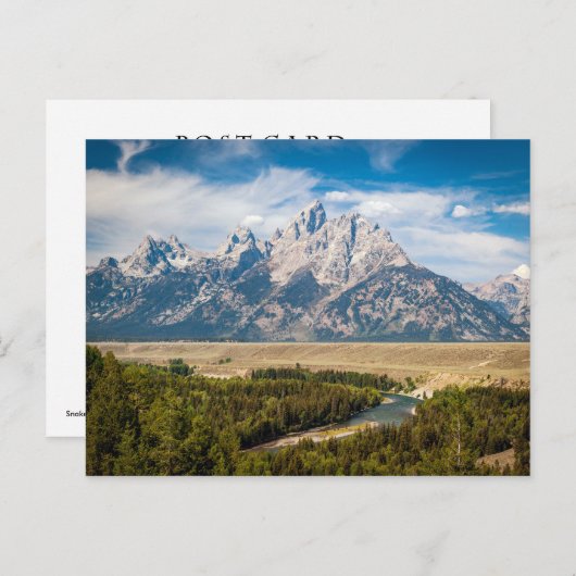 Snake River Overlook Briefkaart (Voorkant / Achterkant)