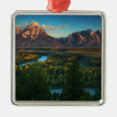 Snake River Overlook Metalen Ornament (Voorkant)